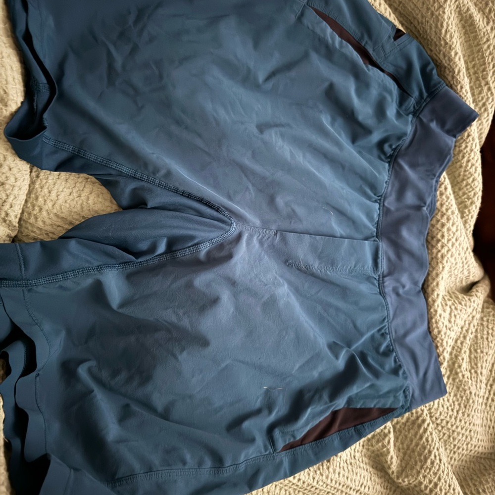 Men's Blue Athletic Shorts